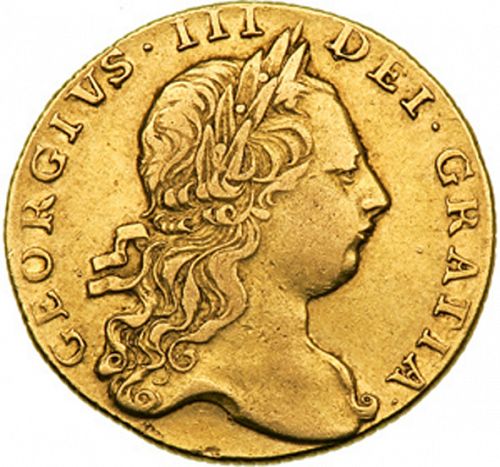 Guinea Obverse Image minted in UNITED KINGDOM in 1766 (1760-20 - George III)  - The Coin Database