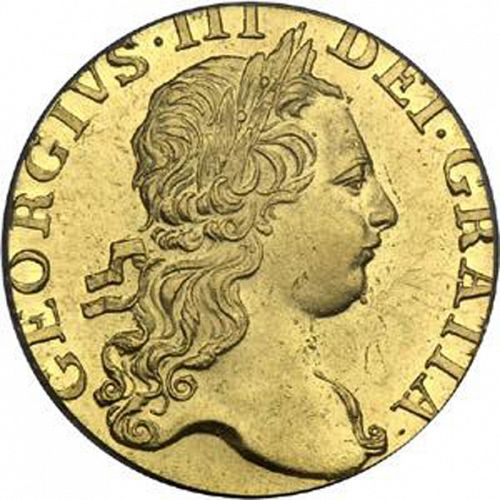 Guinea Obverse Image minted in UNITED KINGDOM in 1769 (1760-20 - George III)  - The Coin Database
