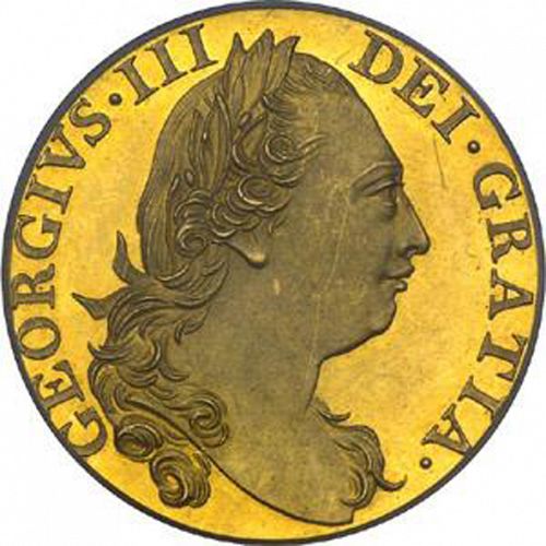 Guinea Obverse Image minted in UNITED KINGDOM in 1774 (1760-20 - George III)  - The Coin Database