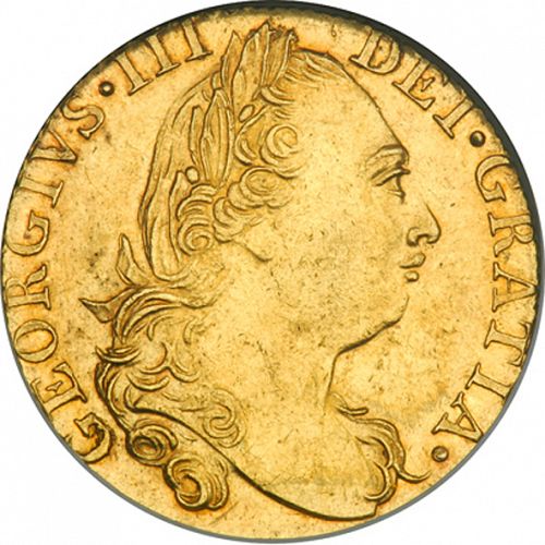Guinea Obverse Image minted in UNITED KINGDOM in 1776 (1760-20 - George III)  - The Coin Database