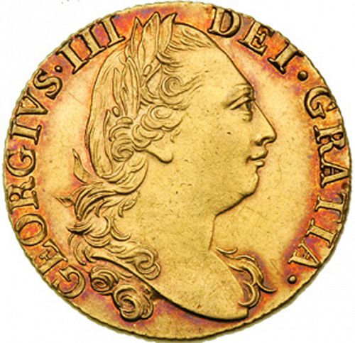 Guinea Obverse Image minted in UNITED KINGDOM in 1782 (1760-20 - George III)  - The Coin Database