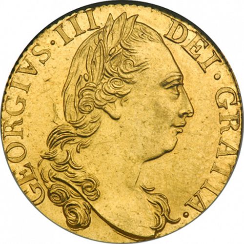Guinea Obverse Image minted in UNITED KINGDOM in 1783 (1760-20 - George III)  - The Coin Database