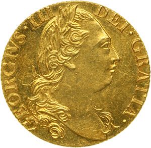 Guinea Obverse Image minted in UNITED KINGDOM in 1784 (1760-20 - George III)  - The Coin Database