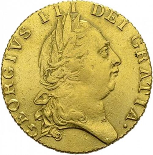 Guinea Obverse Image minted in UNITED KINGDOM in 1789 (1760-20 - George III)  - The Coin Database