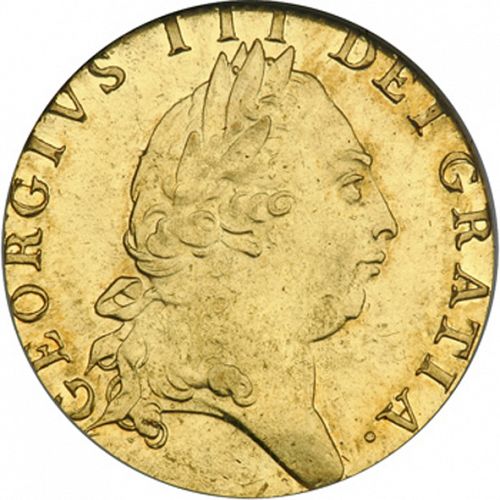 Guinea Obverse Image minted in UNITED KINGDOM in 1792 (1760-20 - George III)  - The Coin Database