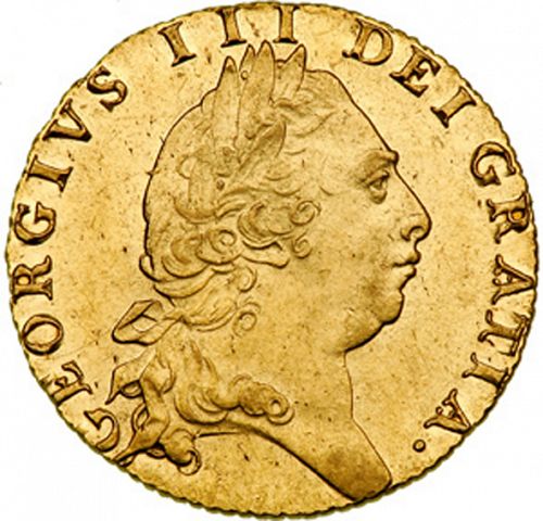 Guinea Obverse Image minted in UNITED KINGDOM in 1793 (1760-20 - George III)  - The Coin Database