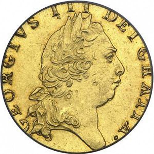 Guinea Obverse Image minted in UNITED KINGDOM in 1795 (1760-20 - George III)  - The Coin Database