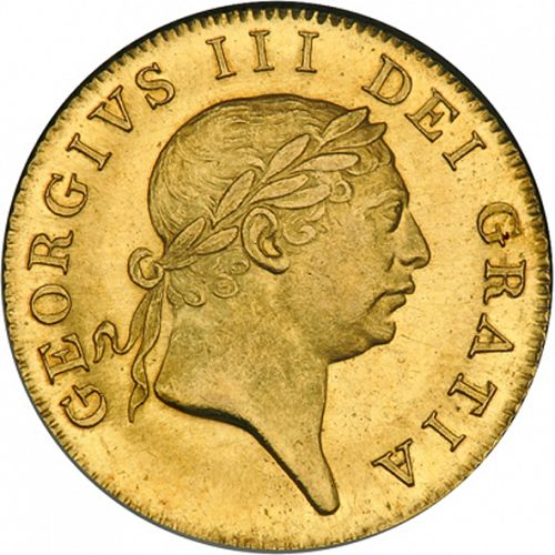 Guinea Obverse Image minted in UNITED KINGDOM in 1813 (1760-20 - George III)  - The Coin Database