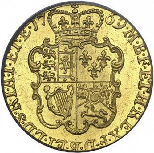 Guinea Reverse Image minted in UNITED KINGDOM in 1769 (1760-20 - George III)  - The Coin Database