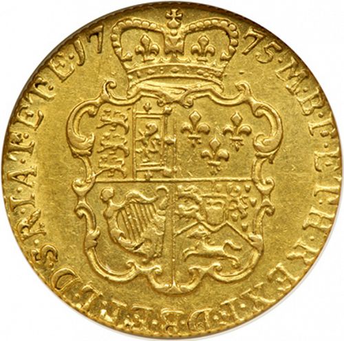 Guinea Reverse Image minted in UNITED KINGDOM in 1775 (1760-20 - George III)  - The Coin Database