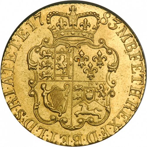Guinea Reverse Image minted in UNITED KINGDOM in 1783 (1760-20 - George III)  - The Coin Database