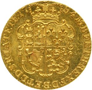 Guinea Reverse Image minted in UNITED KINGDOM in 1784 (1760-20 - George III)  - The Coin Database