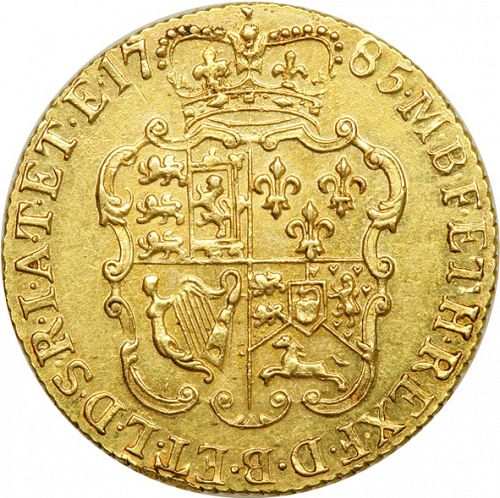 Guinea Reverse Image minted in UNITED KINGDOM in 1785 (1760-20 - George III)  - The Coin Database