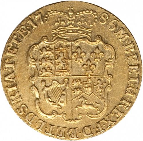 Guinea Reverse Image minted in UNITED KINGDOM in 1786 (1760-20 - George III)  - The Coin Database