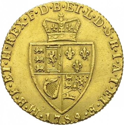 Guinea Reverse Image minted in UNITED KINGDOM in 1789 (1760-20 - George III)  - The Coin Database