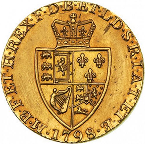 Guinea Reverse Image minted in UNITED KINGDOM in 1798 (1760-20 - George III)  - The Coin Database