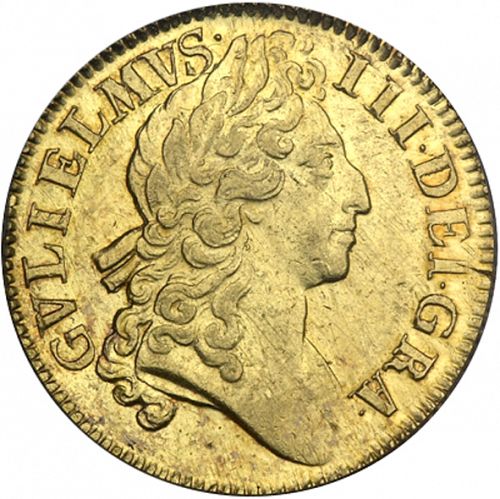 Guinea Obverse Image minted in UNITED KINGDOM in 1700 (1694-01 - William III)  - The Coin Database