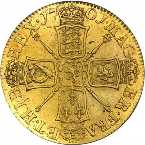 Guinea Reverse Image minted in UNITED KINGDOM in 1701 (1694-01 - William III)  - The Coin Database