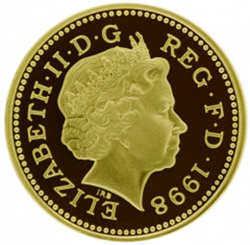 £1 Obverse Image minted in UNITED KINGDOM in 1998 (1971-up  -  Elizabeth II - Decimal Coinage)  - The Coin Database