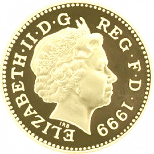 £1 Obverse Image minted in UNITED KINGDOM in 1999 (1971-up  -  Elizabeth II - Decimal Coinage)  - The Coin Database
