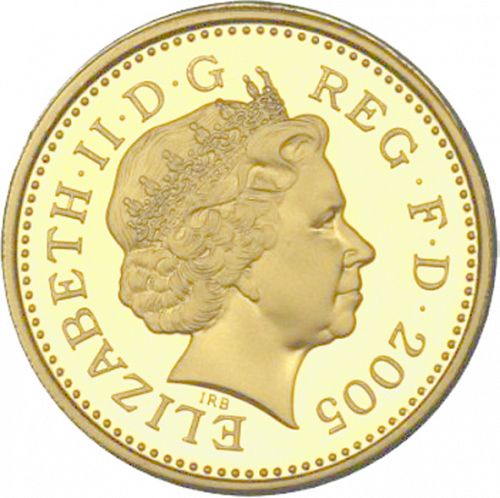£1 Obverse Image minted in UNITED KINGDOM in 2005 (1971-up  -  Elizabeth II - Decimal Coinage)  - The Coin Database