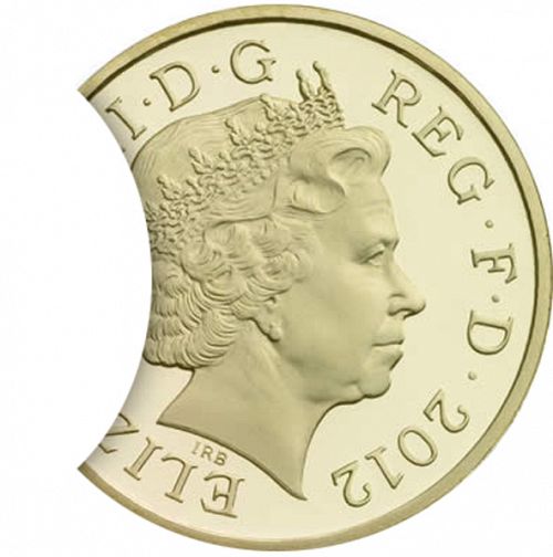 £1 Obverse Image minted in UNITED KINGDOM in 2012 (1971-up  -  Elizabeth II - Decimal Coinage)  - The Coin Database