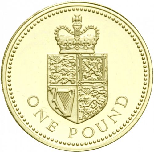 £1 Reverse Image minted in UNITED KINGDOM in 1988 (1971-up  -  Elizabeth II - Decimal Coinage)  - The Coin Database