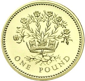 £1 Reverse Image minted in UNITED KINGDOM in 1991 (1971-up  -  Elizabeth II - Decimal Coinage)  - The Coin Database
