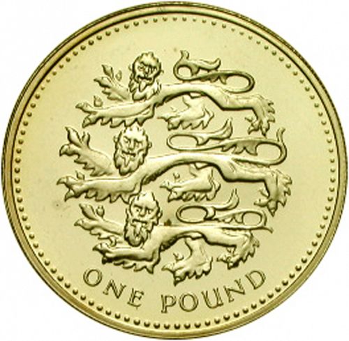 £1 Reverse Image minted in UNITED KINGDOM in 1997 (1971-up  -  Elizabeth II - Decimal Coinage)  - The Coin Database