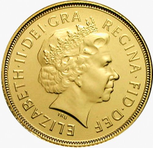 Sovereign Obverse Image minted in UNITED KINGDOM in 1998 (1953-up  -  Elizabeth II - Sovereign)  - The Coin Database