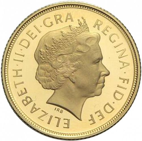 Sovereign Obverse Image minted in UNITED KINGDOM in 2006 (1953-up  -  Elizabeth II - Sovereign)  - The Coin Database