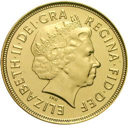 Sovereign Obverse Image minted in UNITED KINGDOM in 2007 (1953-up  -  Elizabeth II - Sovereign)  - The Coin Database