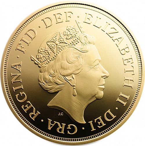 Sovereign Obverse Image minted in UNITED KINGDOM in 2015 (1953-up  -  Elizabeth II - Sovereign)  - The Coin Database