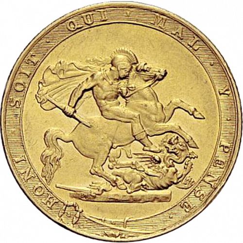 Sovereign Reverse Image minted in UNITED KINGDOM in 1817 (1760-20 - George III - New coinage)  - The Coin Database
