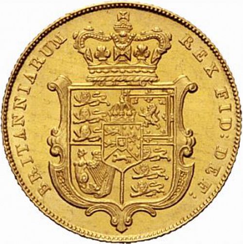 Sovereign Reverse Image minted in UNITED KINGDOM in 1825 (1820-30 - George IV)  - The Coin Database