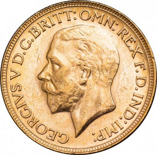 Sovereign Obverse Image minted in UNITED KINGDOM in 1930P (1910-36  -  George V)  - The Coin Database