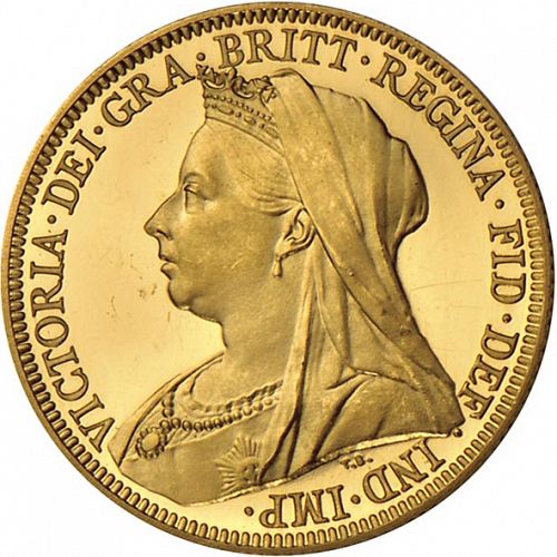 Sovereign Obverse Image minted in UNITED KINGDOM in 1893 (1837-01  -  Victoria)  - The Coin Database