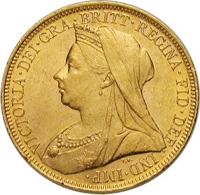 Sovereign Obverse Image minted in UNITED KINGDOM in 1900S (1837-01  -  Victoria)  - The Coin Database