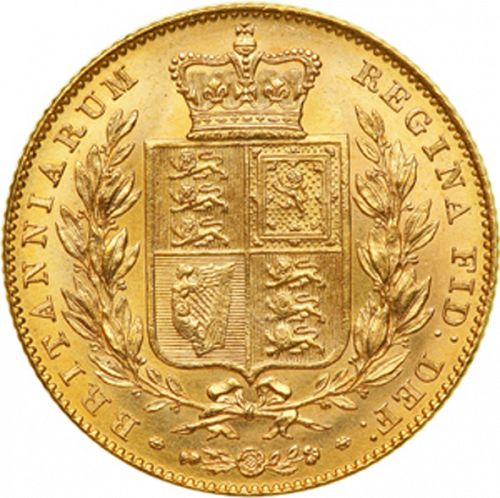 Sovereign Reverse Image minted in UNITED KINGDOM in 1838 (1837-01  -  Victoria)  - The Coin Database