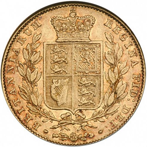 Sovereign Reverse Image minted in UNITED KINGDOM in 1841 (1837-01  -  Victoria)  - The Coin Database