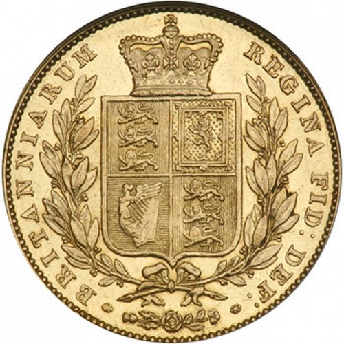 Sovereign Reverse Image minted in UNITED KINGDOM in 1842 (1837-01  -  Victoria)  - The Coin Database