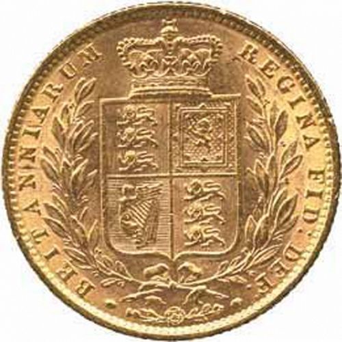 Sovereign Reverse Image minted in UNITED KINGDOM in 1862 (1837-01  -  Victoria)  - The Coin Database