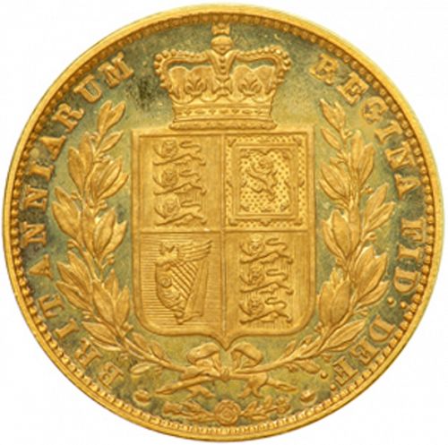 Sovereign Reverse Image minted in UNITED KINGDOM in 1880 (1837-01  -  Victoria)  - The Coin Database