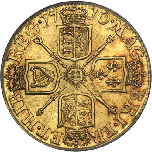 Half Guinea Reverse Image minted in UNITED KINGDOM in 1710 (1701-14 - Anne)  - The Coin Database