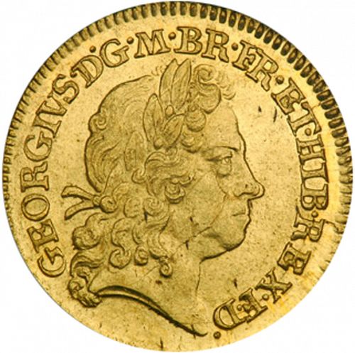 Half Guinea Obverse Image minted in UNITED KINGDOM in 1717 (1714-27 - George I)  - The Coin Database