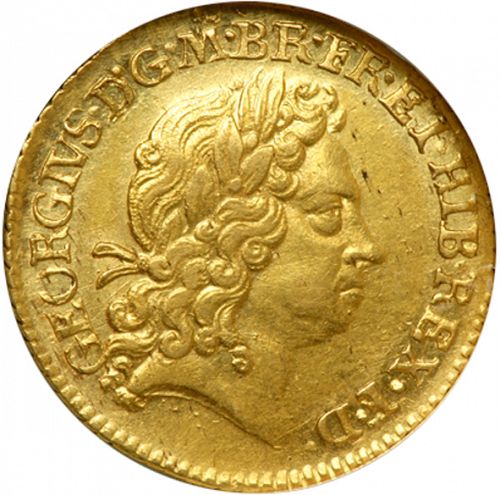 Half Guinea Obverse Image minted in UNITED KINGDOM in 1718 (1714-27 - George I)  - The Coin Database