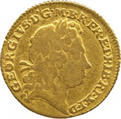 Half Guinea Obverse Image minted in UNITED KINGDOM in 1722 (1714-27 - George I)  - The Coin Database