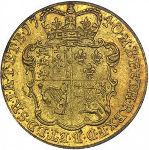 Half Guinea Reverse Image minted in UNITED KINGDOM in 1740 (1727-60 - George II)  - The Coin Database