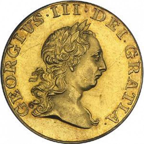 Half Guinea Obverse Image minted in UNITED KINGDOM in 1763 (1760-20 - George III)  - The Coin Database