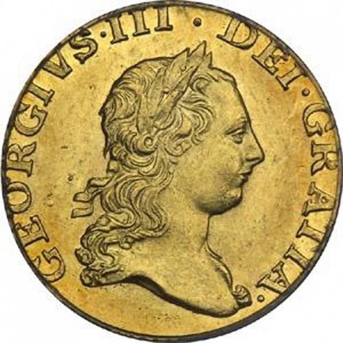 Half Guinea Obverse Image minted in UNITED KINGDOM in 1768 (1760-20 - George III)  - The Coin Database